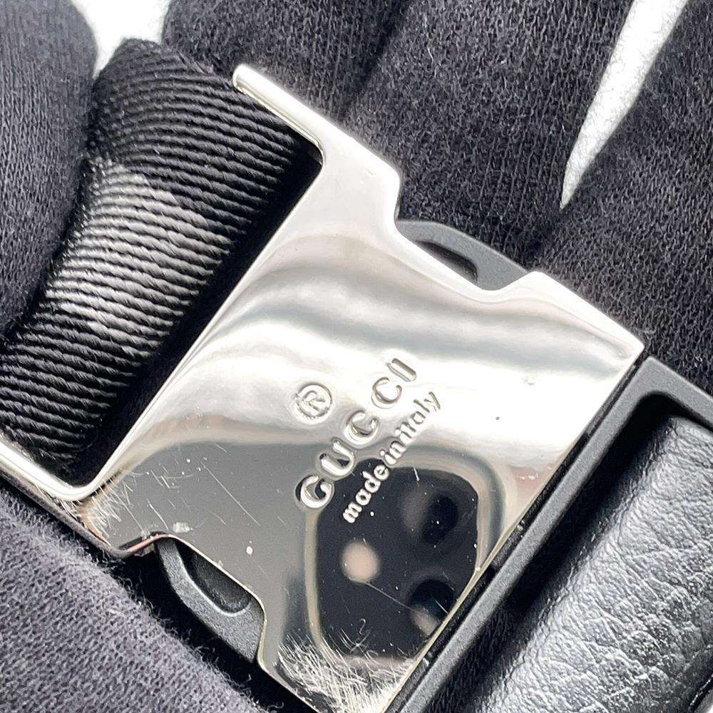 Gucci Black Bag GG Canvas Waist Nylon - Picture 6 of 7